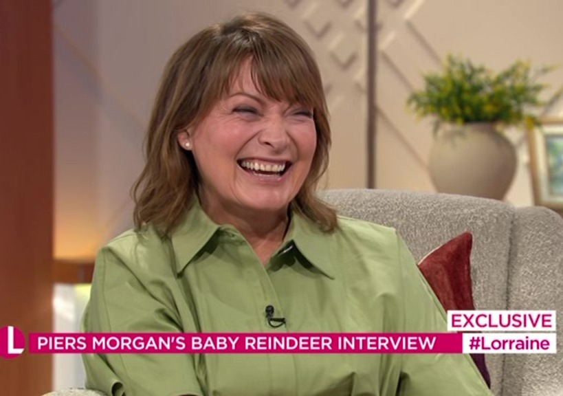 Lorraine chatted to Piers about his Baby Reindeer interview