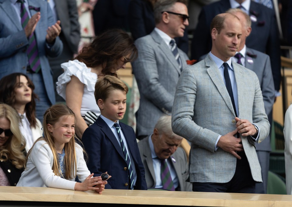 Charlotte got to enjoy the Royal Box at Wimbledon in 2023