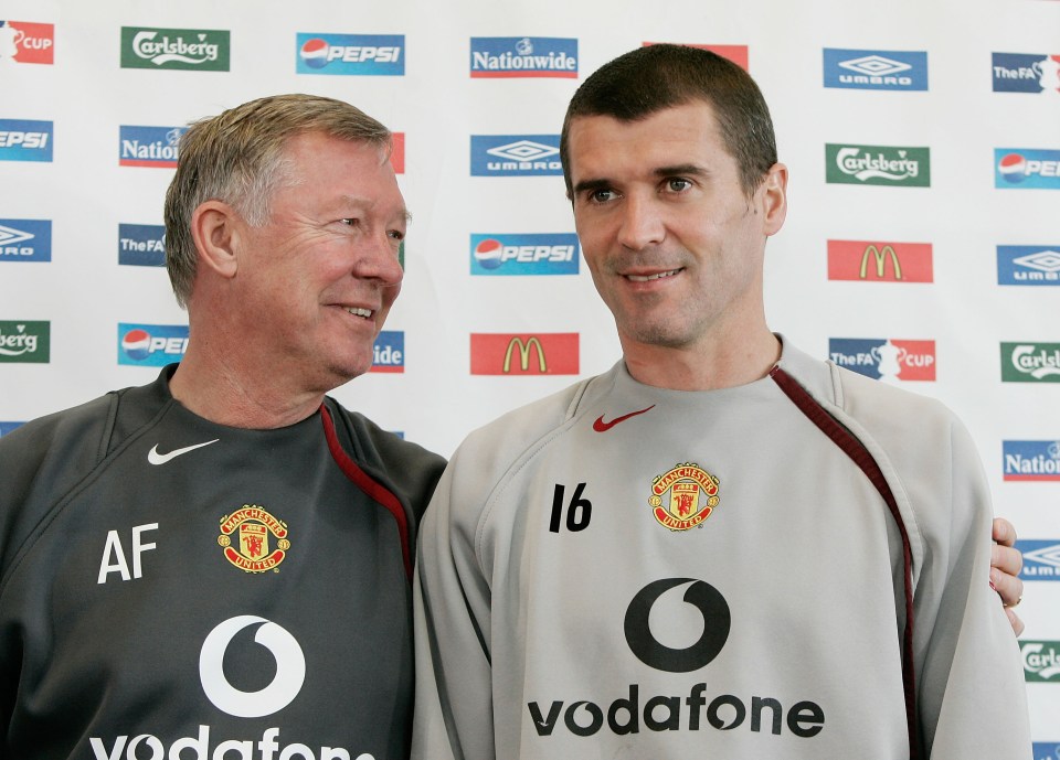 Keane was managed by Ferguson for 13 years