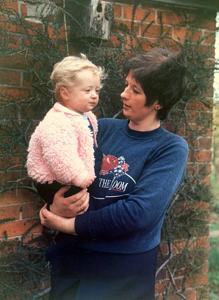 Lauren Palmer, pictured as a baby with her mother Barbara Palmer. Lauren was orphaned in 1993 when her mother and father died with HIV, eight days apart