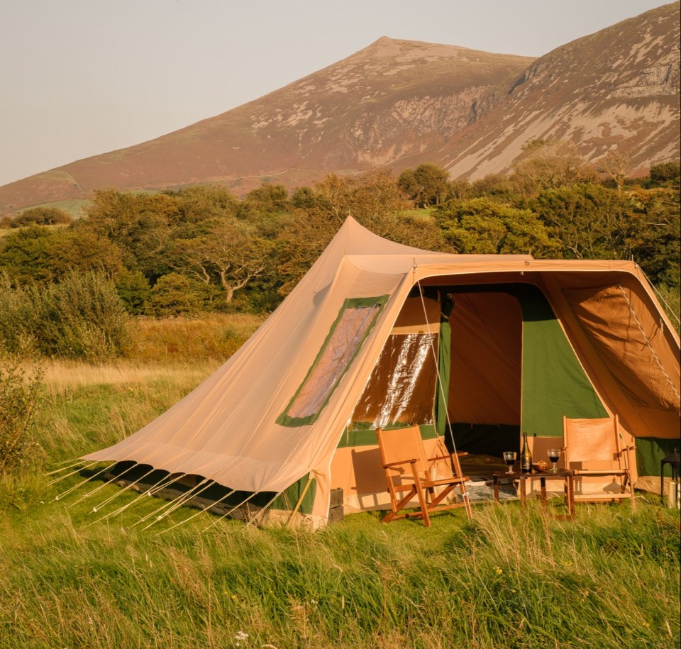 You are provided with a wheelbarrow to transfer your camping gear to one of 20 pitches, mowed out from wildflower meadows