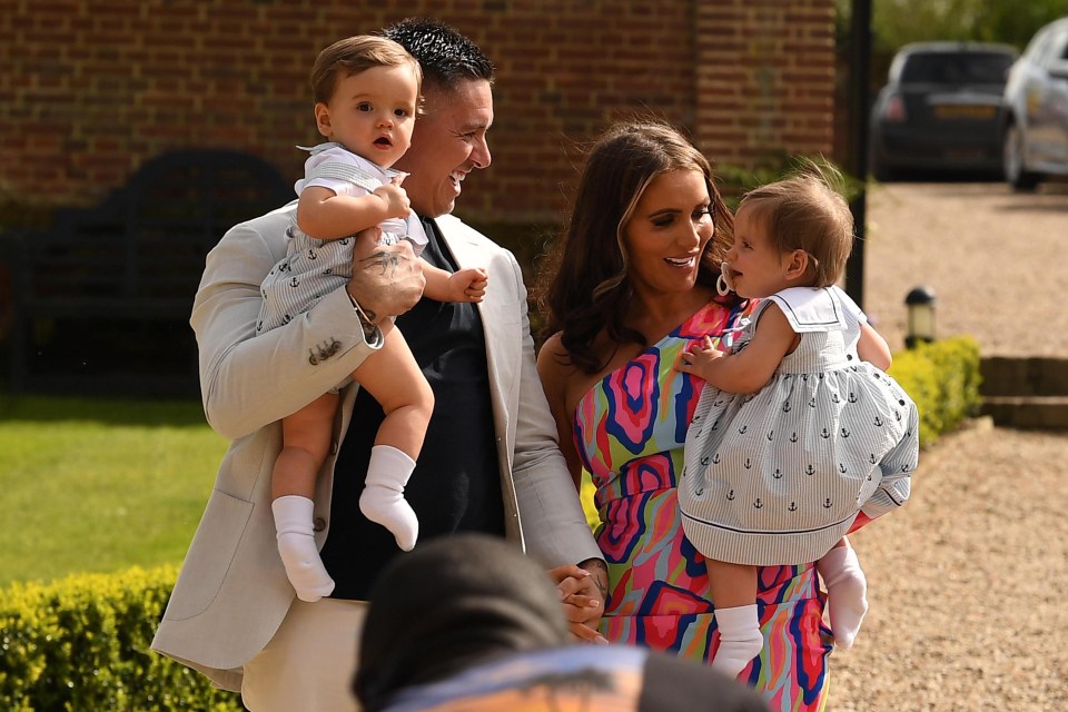 Amy Childs' twins birthday was hosted at a 16th centuary priory in Essex