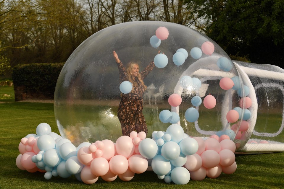 Amy made sure there were lots of play places for guests at the bash