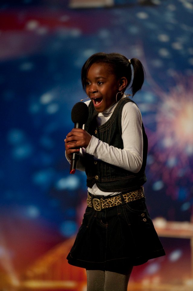 Natalie Okri, 10, signed with Cowell’s Syco label after reaching the semi finals in 2009