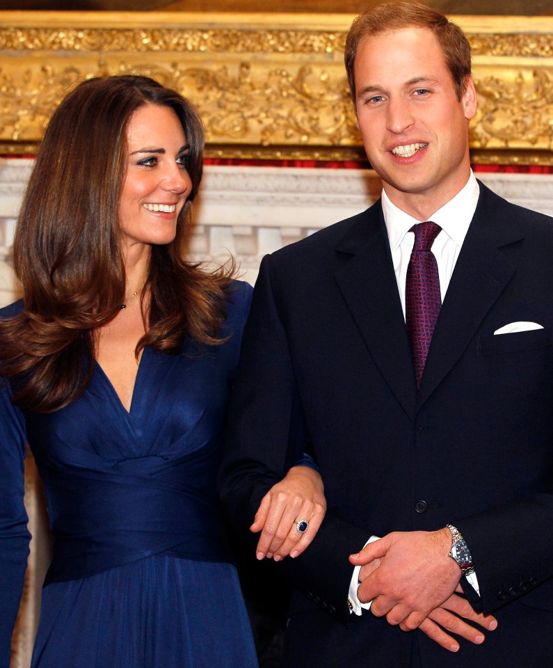 Kate Middleton wears the late Princess Diana's engagement ring