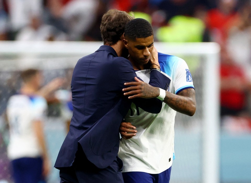 Marcus Rashford has been left out of Gareth Southgate’s preliminary Euro 2024 squad