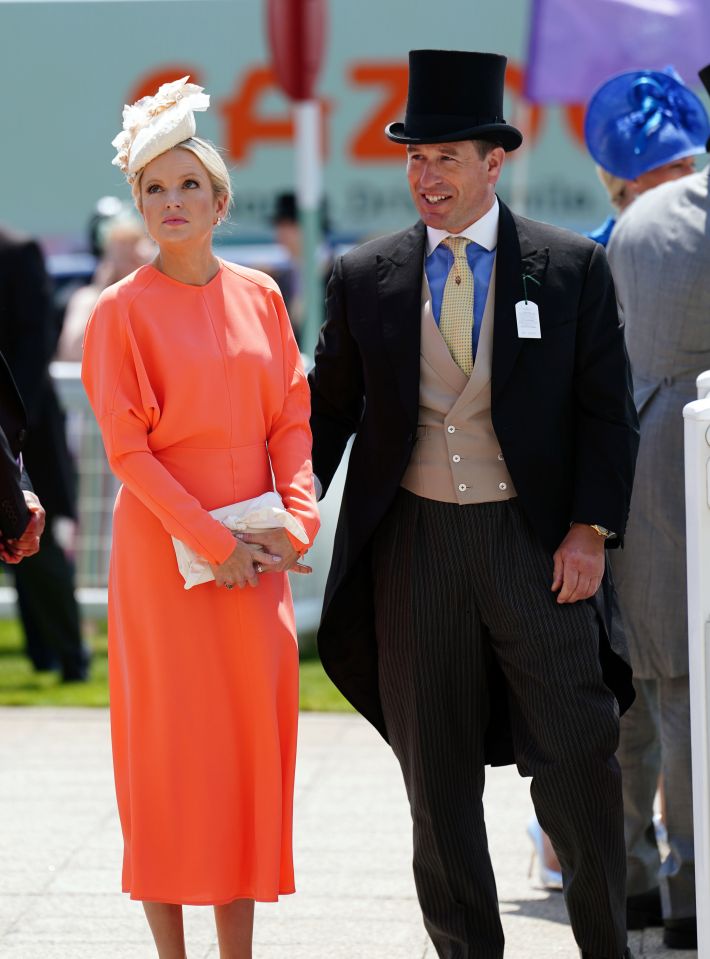 Peter with Lindsay Wallace at the Derby in 2022