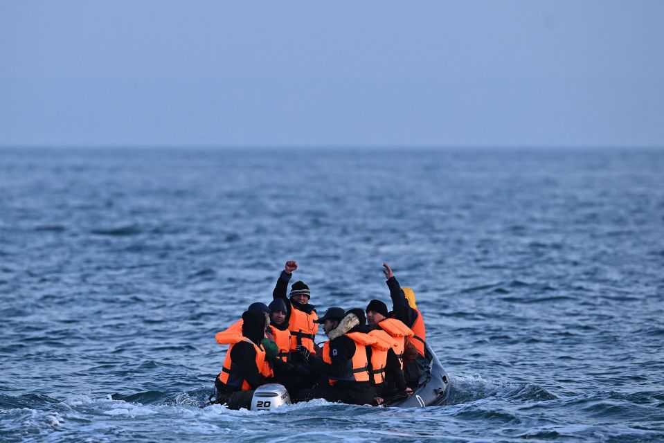 No developed country can accept uncontrolled migration, pictured small boat migrants crossing the channel