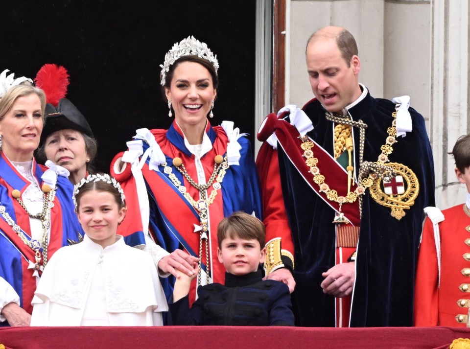 Charles is said to ‘shower love on George, Charlotte and Louis’