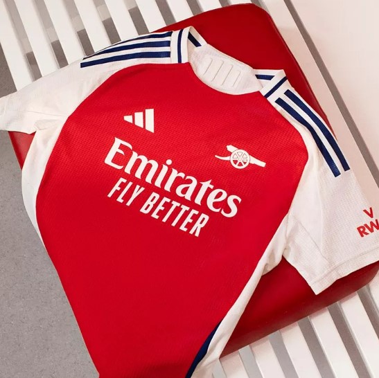 Arsenal's new home kit was released this week - featuring a major change to the badge