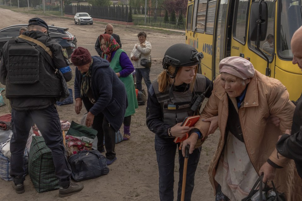 Thousands have fled Ukraine’s northeast after a renewed Russian offensive into the region intensified last week