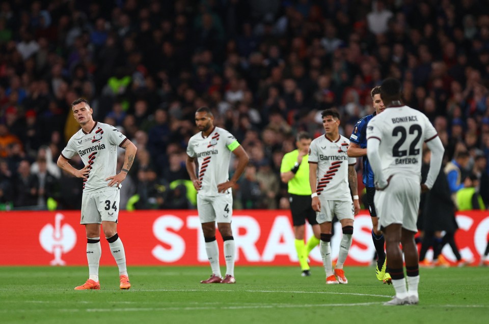 Bayer Leverkusen's unbeaten run came to an end