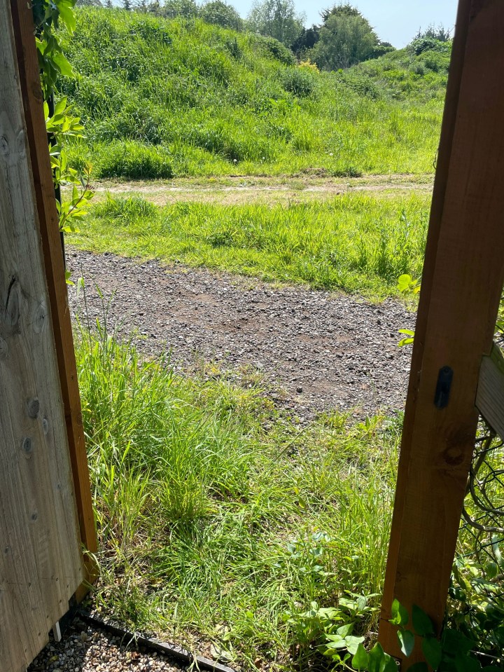 He installed the gate to access the public footpath at the back of his home in recent years