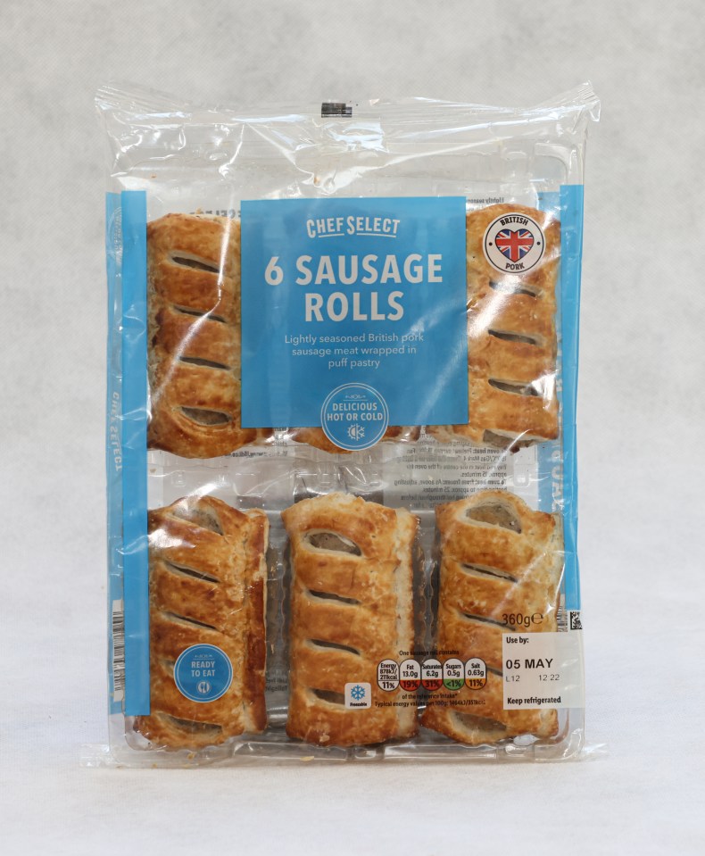 Lynsey thought Lidl's sausage rolls were bland