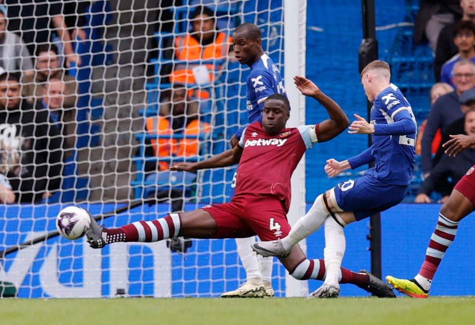 Palmer opened the scoring for Chelsea