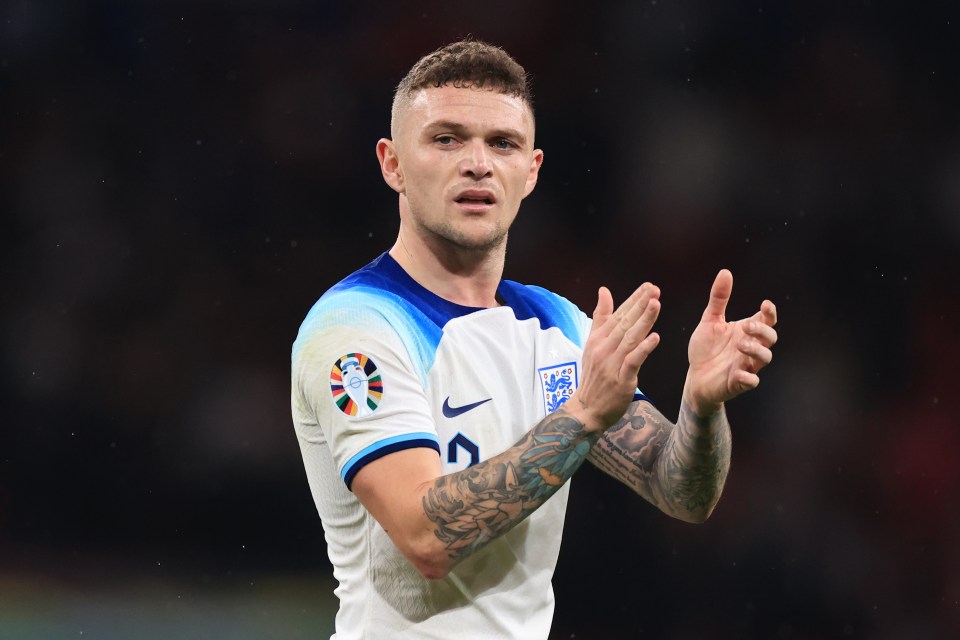 Kieran Trippier could play left-back at the Euros