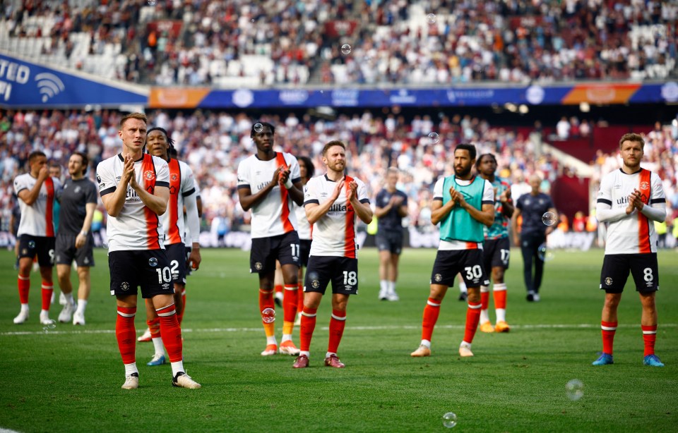 The fans clapped the away support despite the gut wrenching result