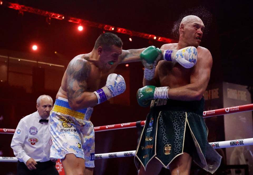 He produced a brilliant display to outclass Tyson Fury in Riyadh