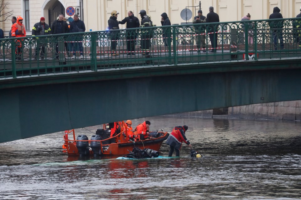 A massive rescue operation was launched by Russian authorities