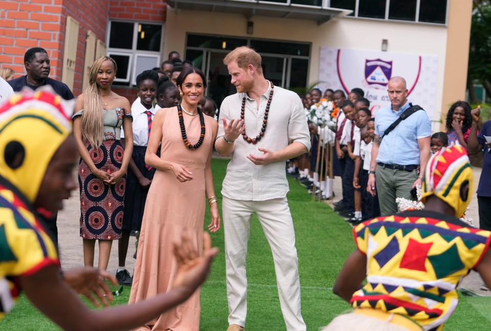 Prince Harry and Meghan Markle are doing an ‘old school royal tour’ in Nigeria, claims a royal expert