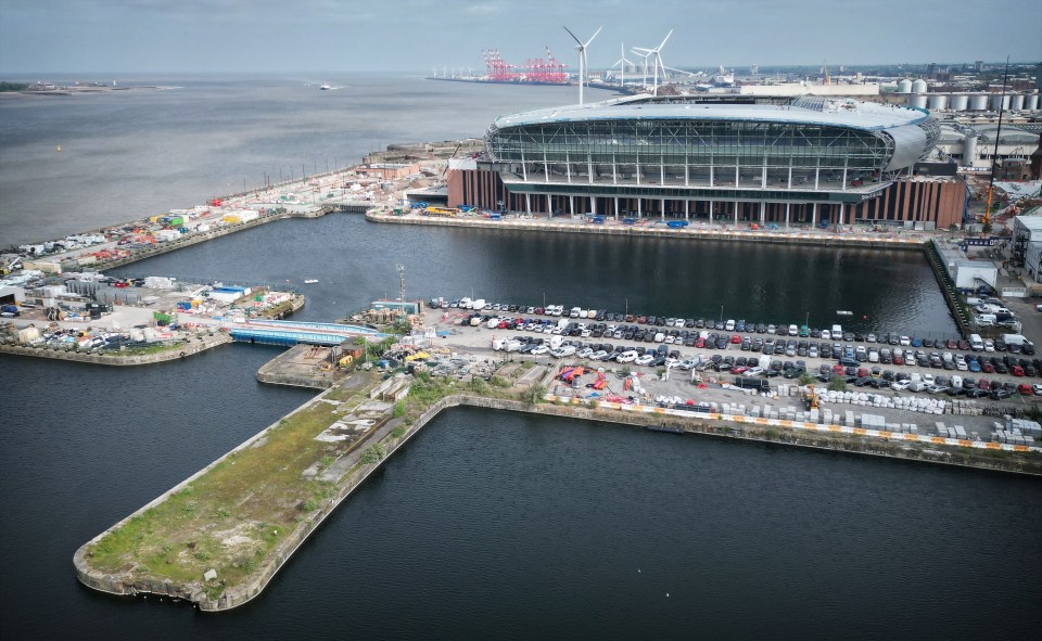 Everton are still trying to build their new state-of-the-art stadium