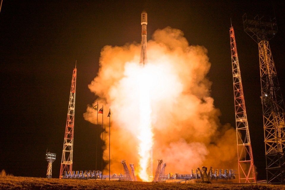 The top-secret payload was launched atop Soyuz rocket