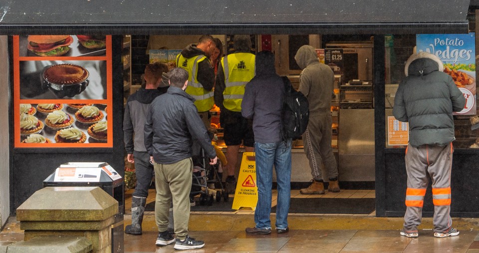 People often queue up to get their hands on some of the town’s world-famous pies