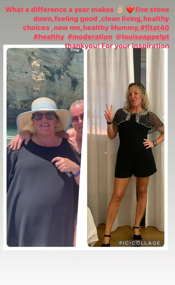 EastEnders legend Lorraine Stanley shows off incredible five stone weight loss in dramatic before and after snaps..//www.instagram.com/stories/lorraine_stanley_/3334748446595995119/?hl=en