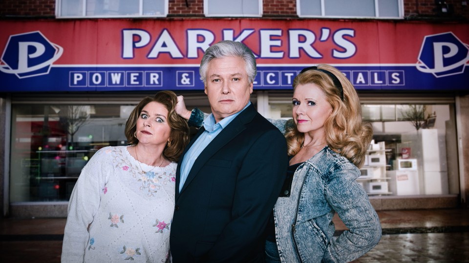 Wife Diane (Rosie Cavaliero) and mistress Kath (Sian Gibson) team up to take down businessman Martin in the hit comedy