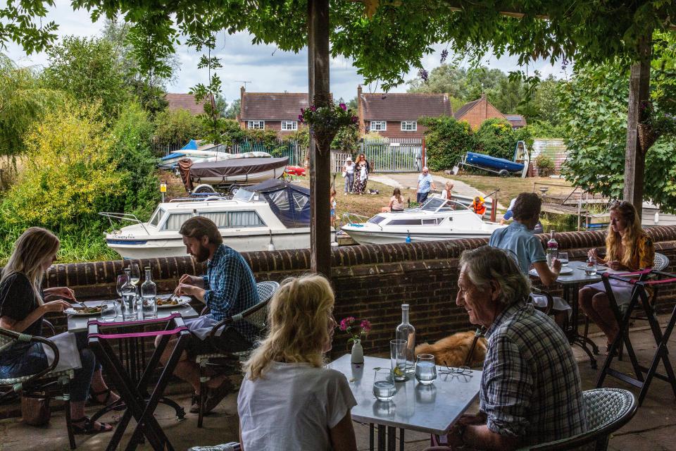 The Forwich Arms, which has a Michelin star, is one of two pubs in the town, with menus consisting of local ingredients