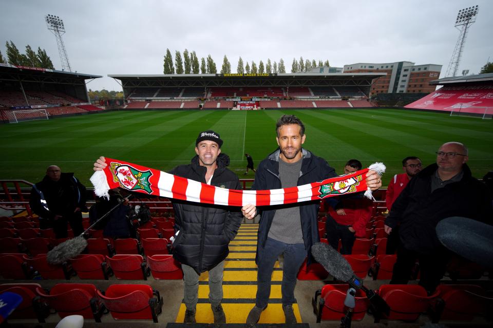 Wrexham owners Rob McElhenney and Ryan Reynolds have big plans for the Racecourse Ground