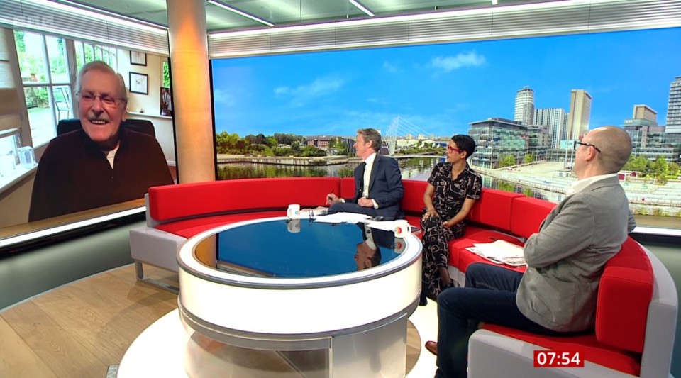 BBC Breakfast welcomed legend Peter Purves onto the show