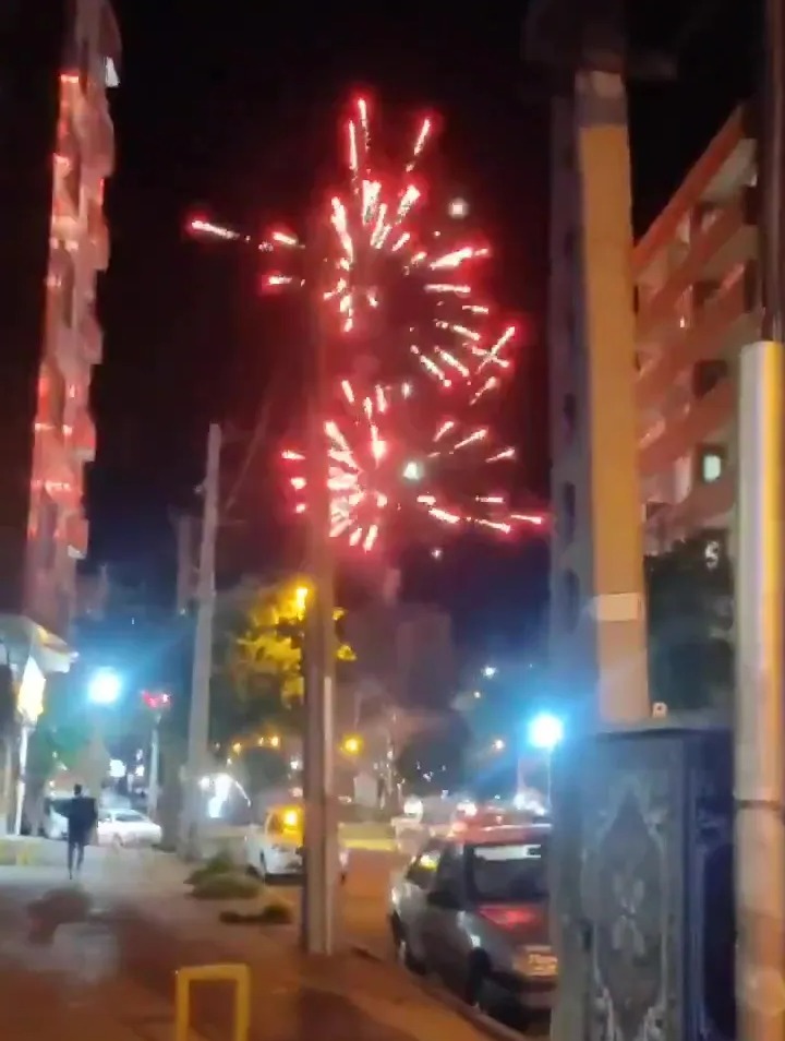 Fireworks are lit in Tehran 'in celebration' of President Raisi's helicopter crashing