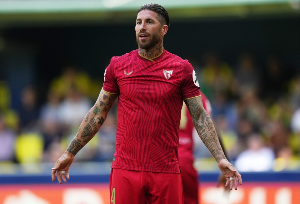 Sergio Ramos’ Sevilla contract is set to expire in the summer