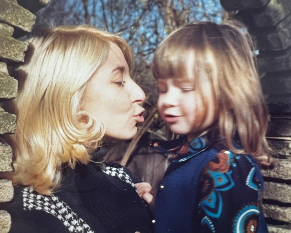 She shared unseen family snaps