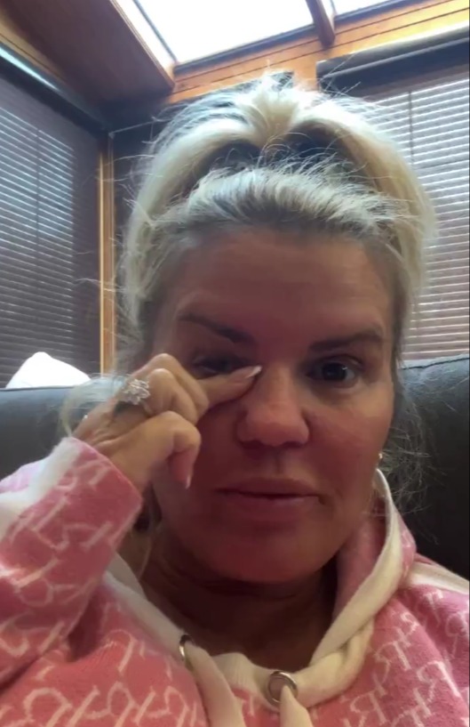 The star got emotional as she reveals her nose is 'collapsing'