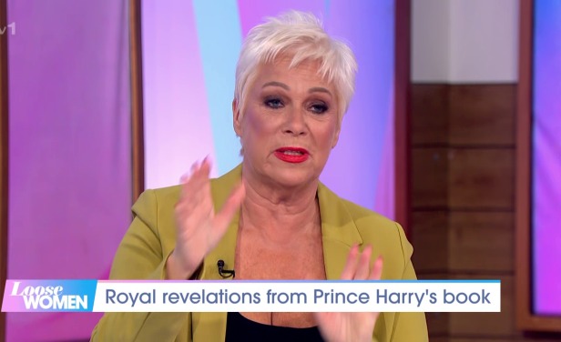 Denise has previously apologised for swearing while defending the Royal couple