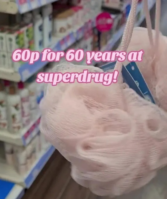 You can also pick up a discounted loofah