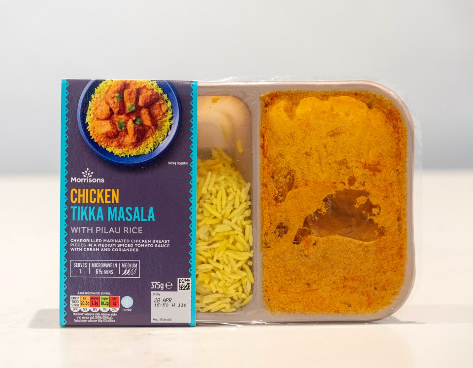 Morrisons' meal was the second-most expensive we tested