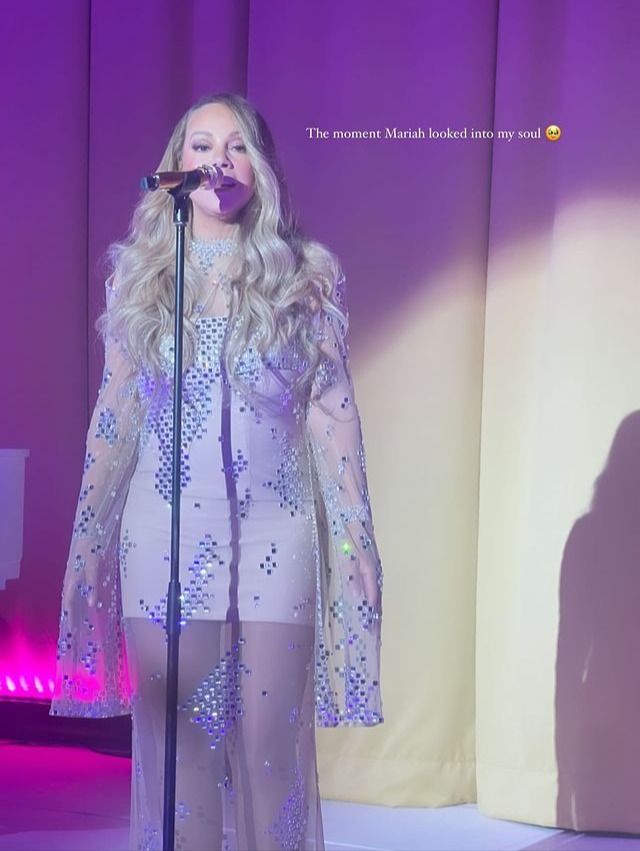 Mariah Carey performed at the do