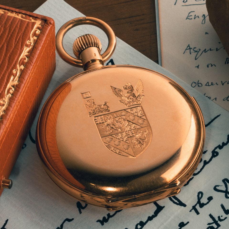 This pocket watch was gifted to Sir Winston Churchill after a famous political move