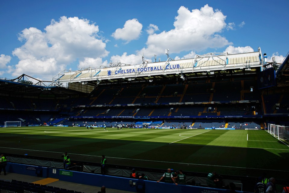 epa11352887 A general view of Stamford Bridge stadium ahead of the English Premier League soccer match between Chelsea FC and AFC Bournemouth in London, Britain, 19 May 2024. EPA/DAVID CLIFF EDITORIAL USE ONLY. No use with unauthorized audio, video, data, fixture lists, club/league logos, 'live' services or NFTs. Online in-match use limited to 120 images, no video emulation. No use in betting, games or single club/league/player publications.