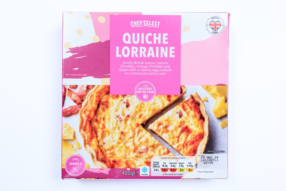 Lidl's quiche just isn't the best, taste-wise