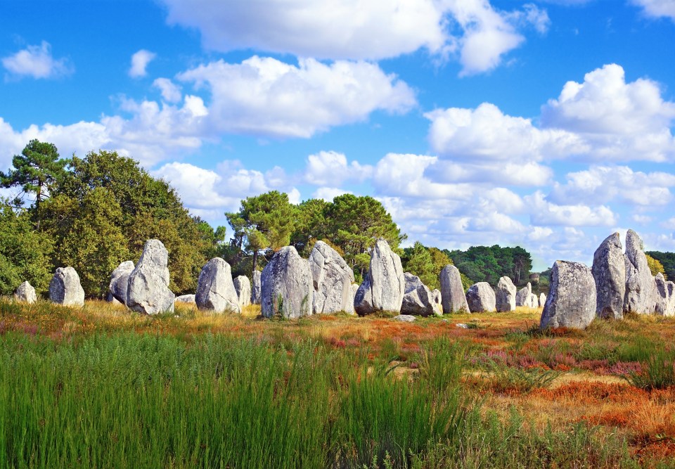 Head to the megaliths of Carnac, an eye-popping spectacle of nearly 3,000 menhir stones dating back 7,000 years