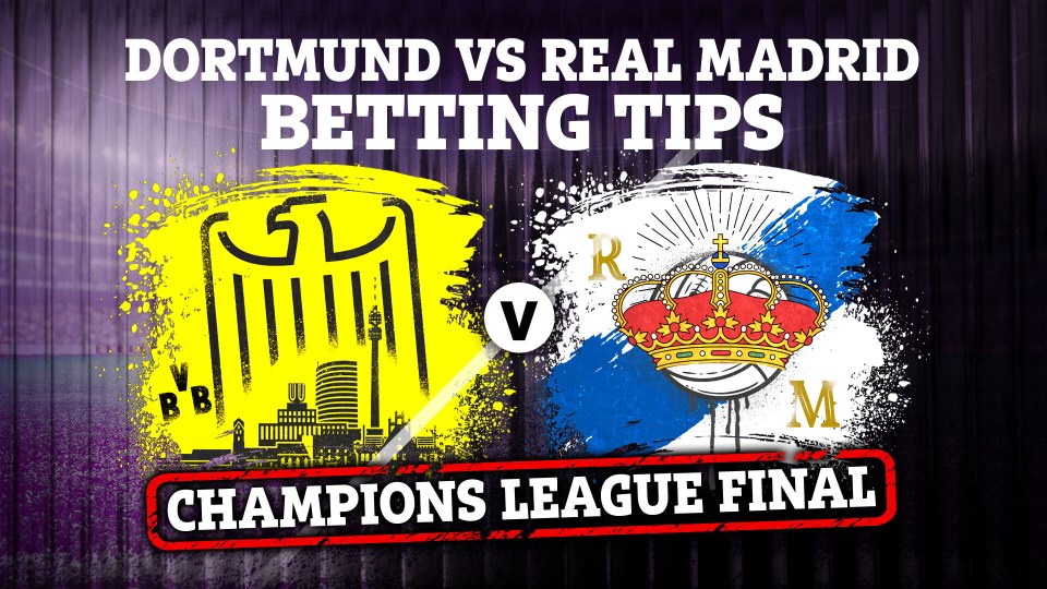 Borussia Dortmund vs Real Madrid preview: Free betting tips, odds and predictions for Champions League final