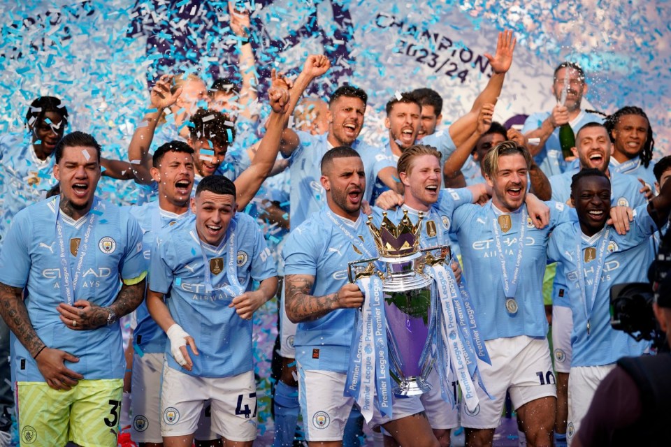 Manchester City pipped Arsenal to win a fourth-straight Prem title last season