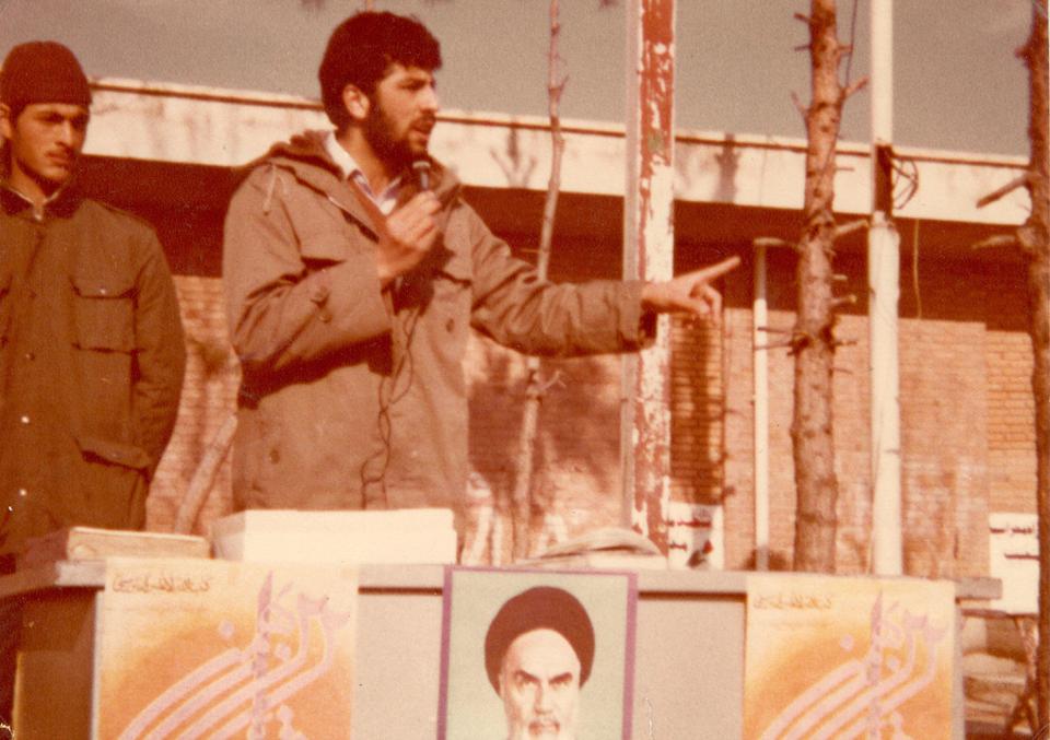 Seyyed Ebrahim Raisi is pictured in the 1980s