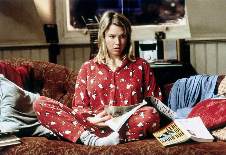 At the start of the first Bridget Jones movie, viewers were told Bridget was 9st 10lb – and a size 12