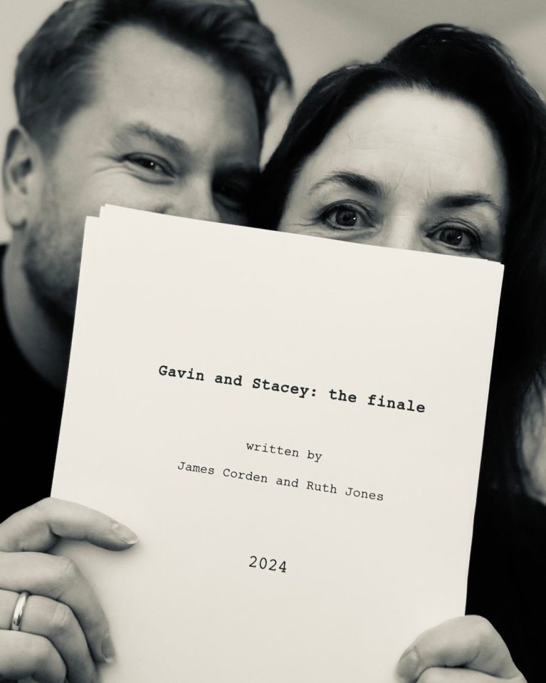 James and Ruth confirmed they have finished the script