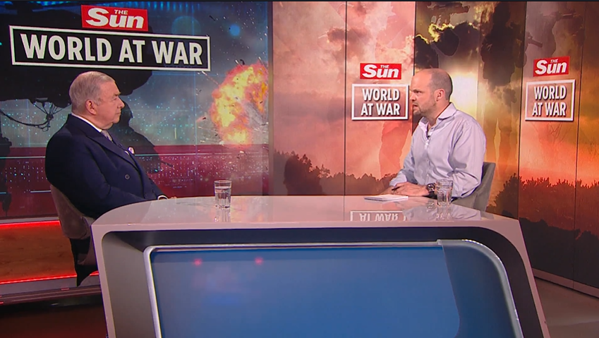 He told The Sun’s defence show that Putin was playing a dangerous game with Xi